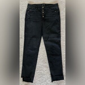 Black Skinny Crop Jeans Size 8